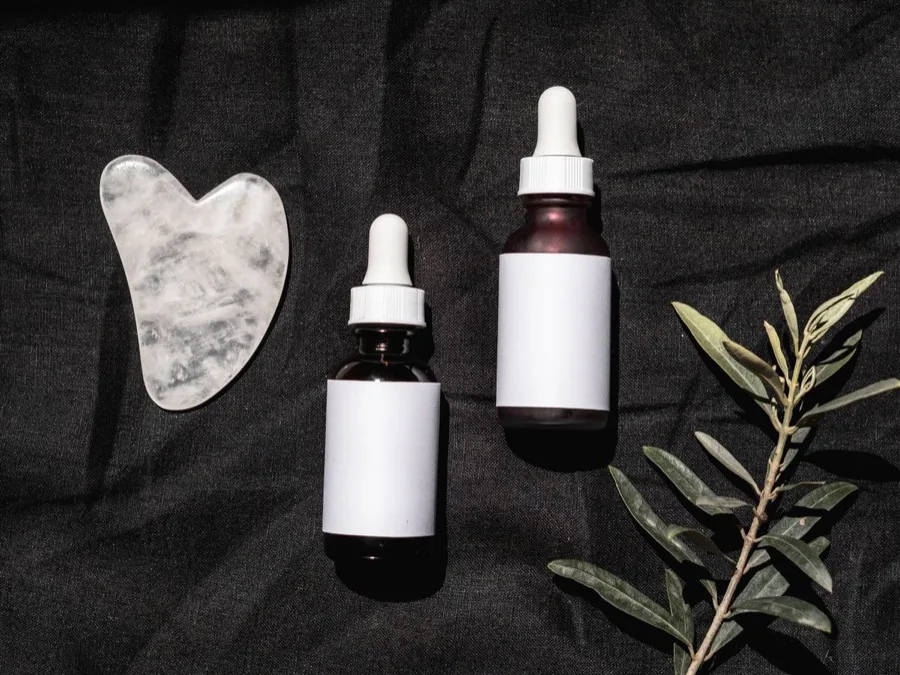 Professional-grade skincare serums and tools carried at Tryst